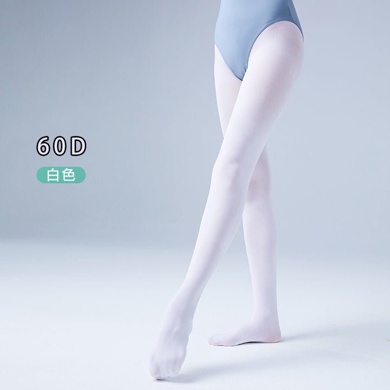 Loquat Dance Socks Children'S Summer Thin Pantyhose Velvet Girls' Pantyhose Professional Tight Ballet Dance Socks Exhibit - Image 1
